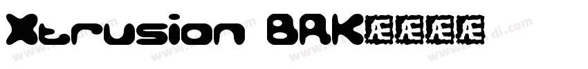 Xtrusion BRK字体转换